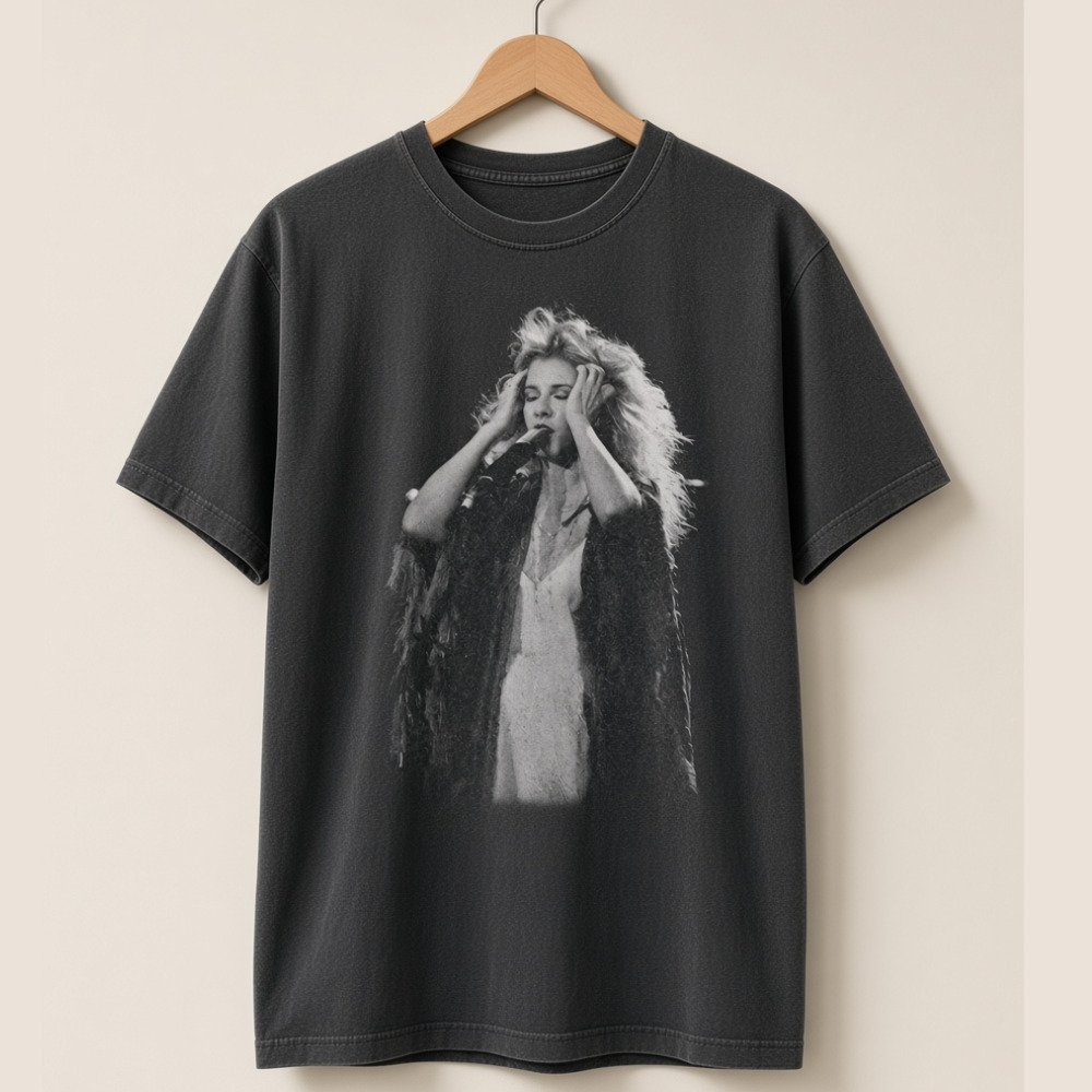 Comfort Colors Stevie Nicks Singer Concert Live Performance Rock Music T-Shirt